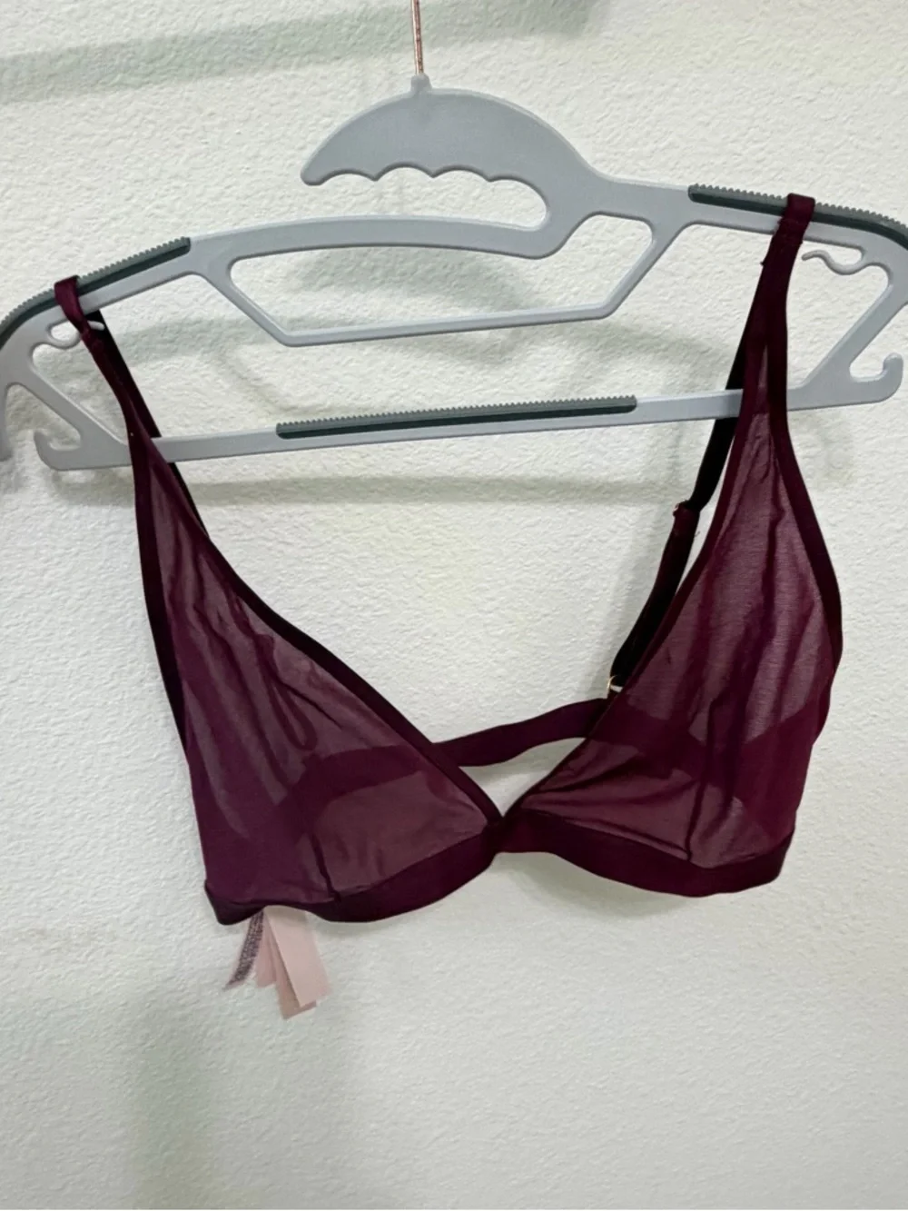 Victoria's Secret Sheer Mesh Bralette in Plum - Picture 9 of 10